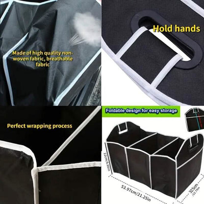 Foldable Canvas Car Trunk Organizer - A-1 Thread Vault