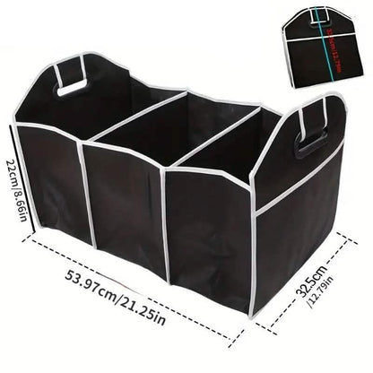 Foldable Canvas Car Trunk Organizer - A-1 Thread Vault
