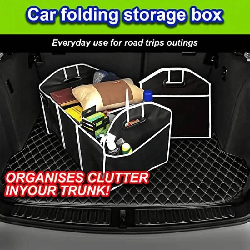 Foldable Canvas Car Trunk Organizer - A-1 Thread Vault