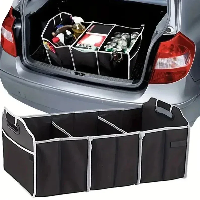 Foldable Canvas Car Trunk Organizer - A-1 Thread Vault