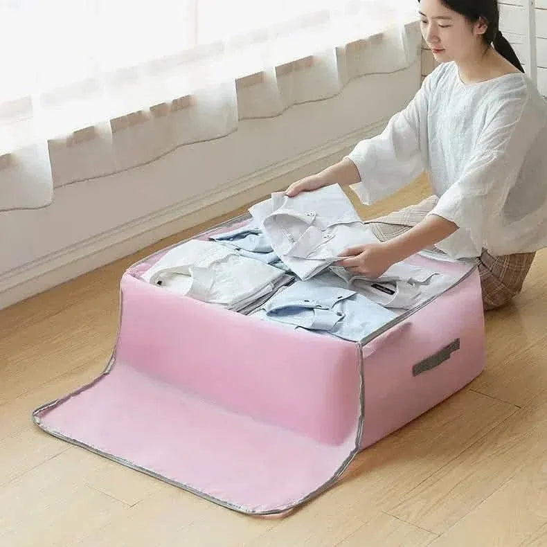 Foldable Clothes Quilt Storage Bag Portable Luggage - A-1 Thread Vault