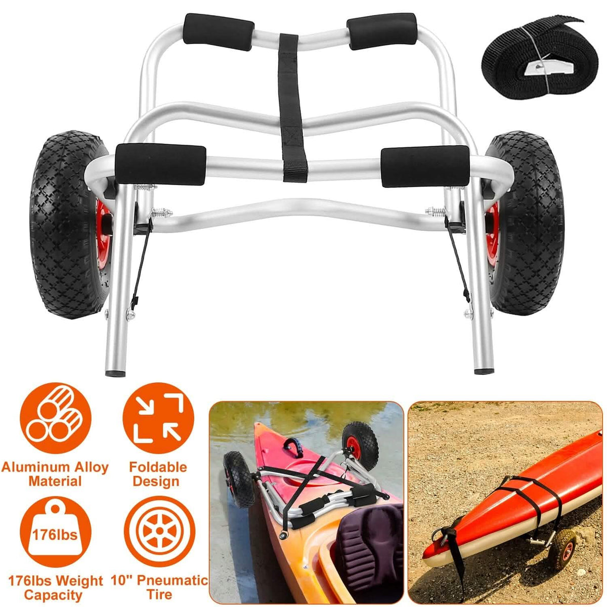 Foldable Kayak Canoe Boat Carrier - A-1 Thread Vault