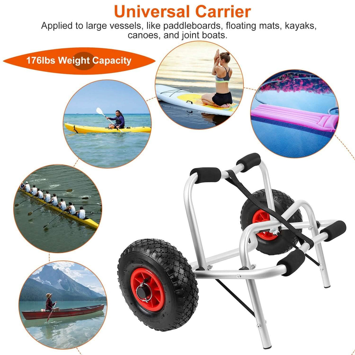 Foldable Kayak Canoe Boat Carrier - A-1 Thread Vault