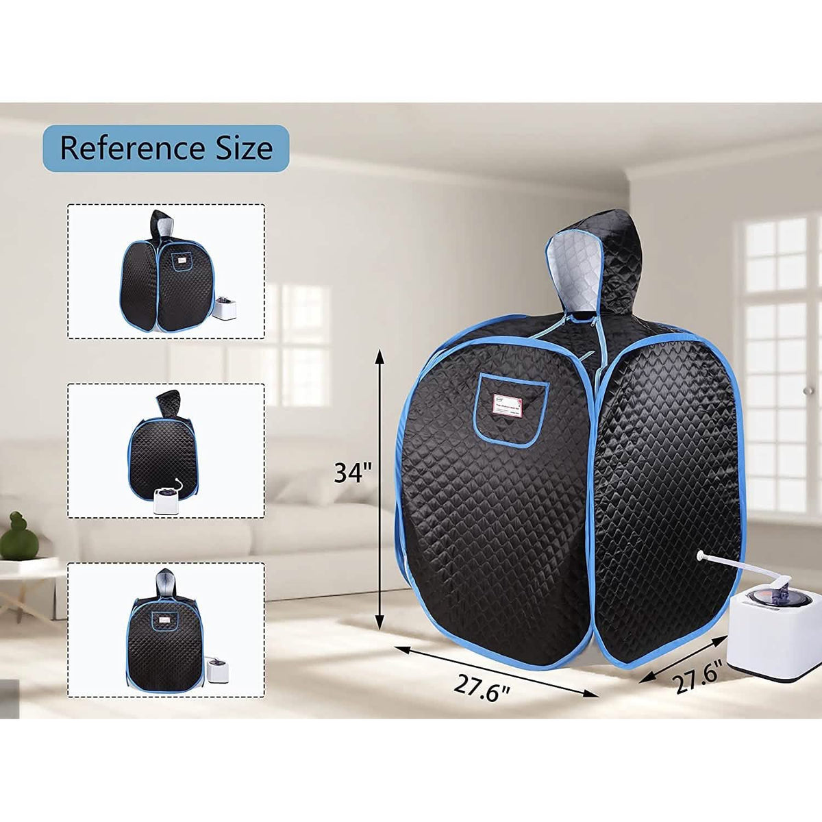 Foldable Lightweight Personal Sauna Tent for Home SPA - A-1 Thread Vault