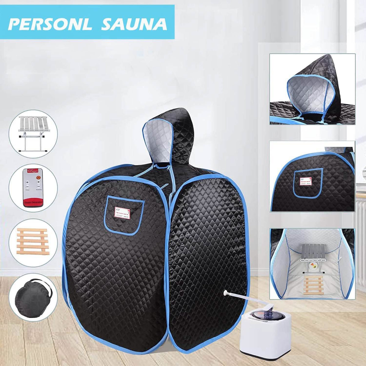 Foldable Lightweight Personal Sauna Tent for Home SPA - A-1 Thread Vault