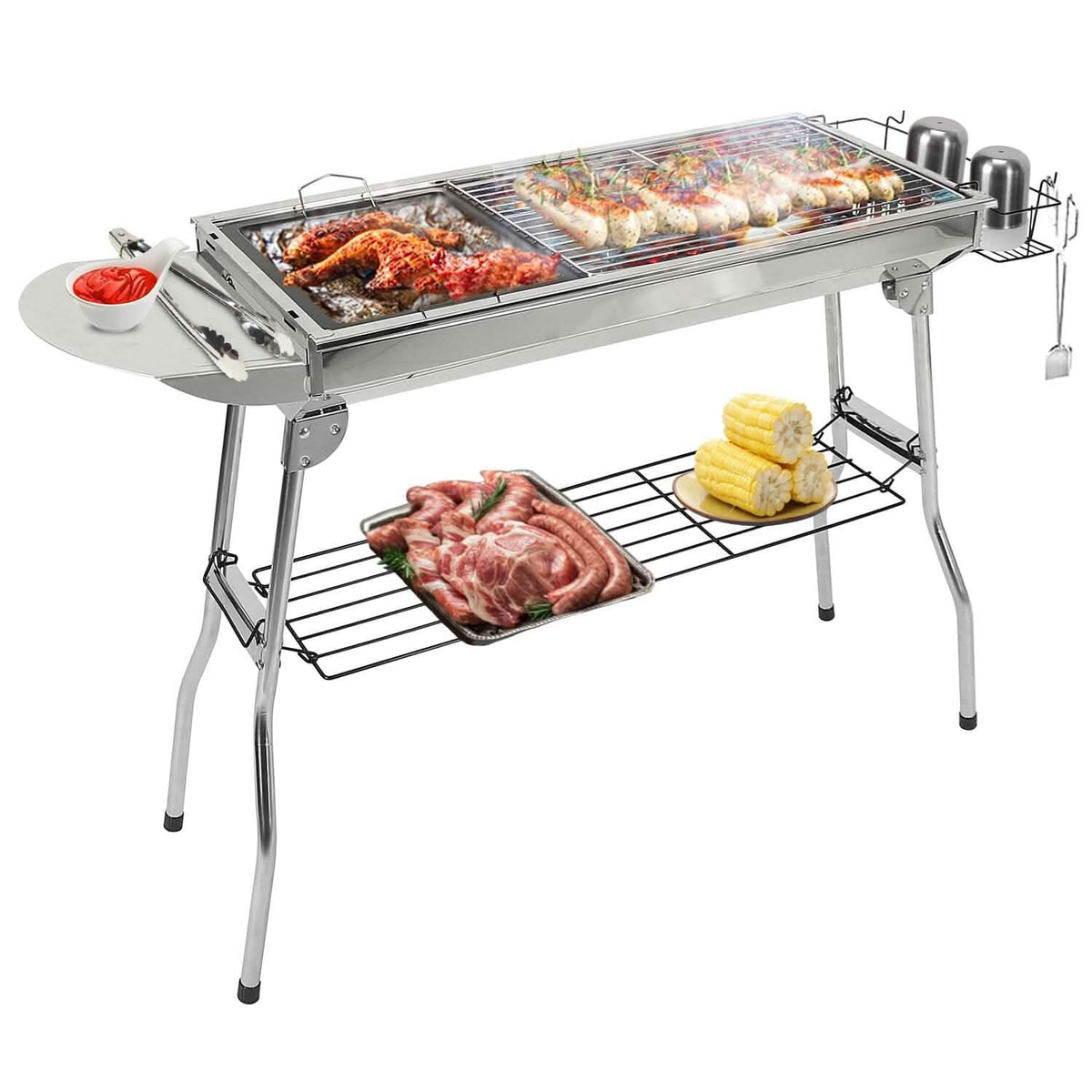 Foldable Portable Barbecue Grill - A-1 Thread Vault