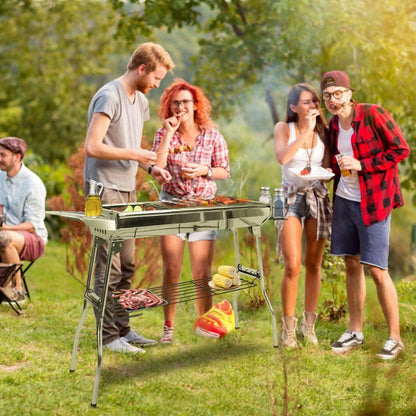 Foldable Portable Barbecue Grill - A-1 Thread Vault