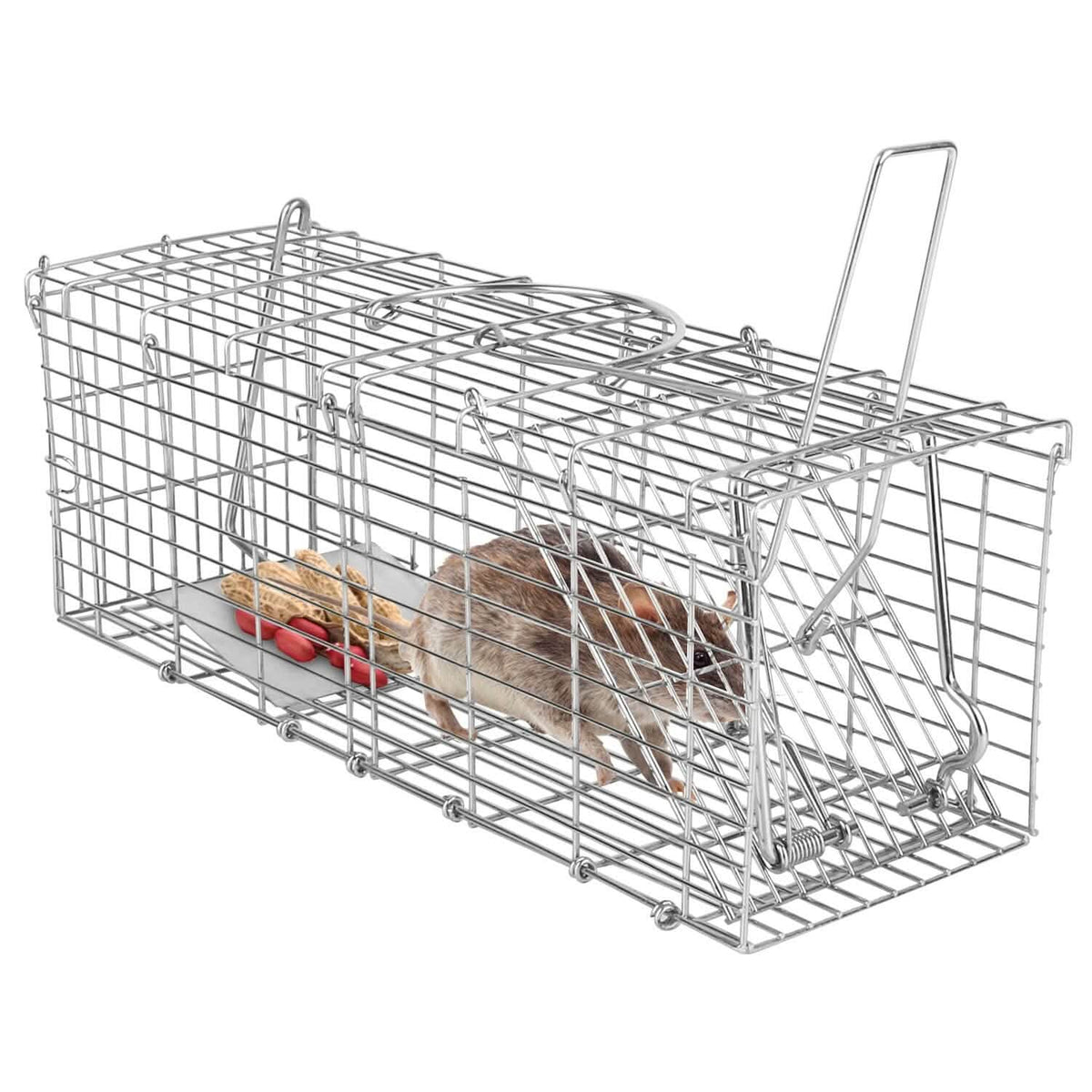 Foldable Rat Trap Cage Humane Live Rodent Trap Cage - A-1 Thread Vault