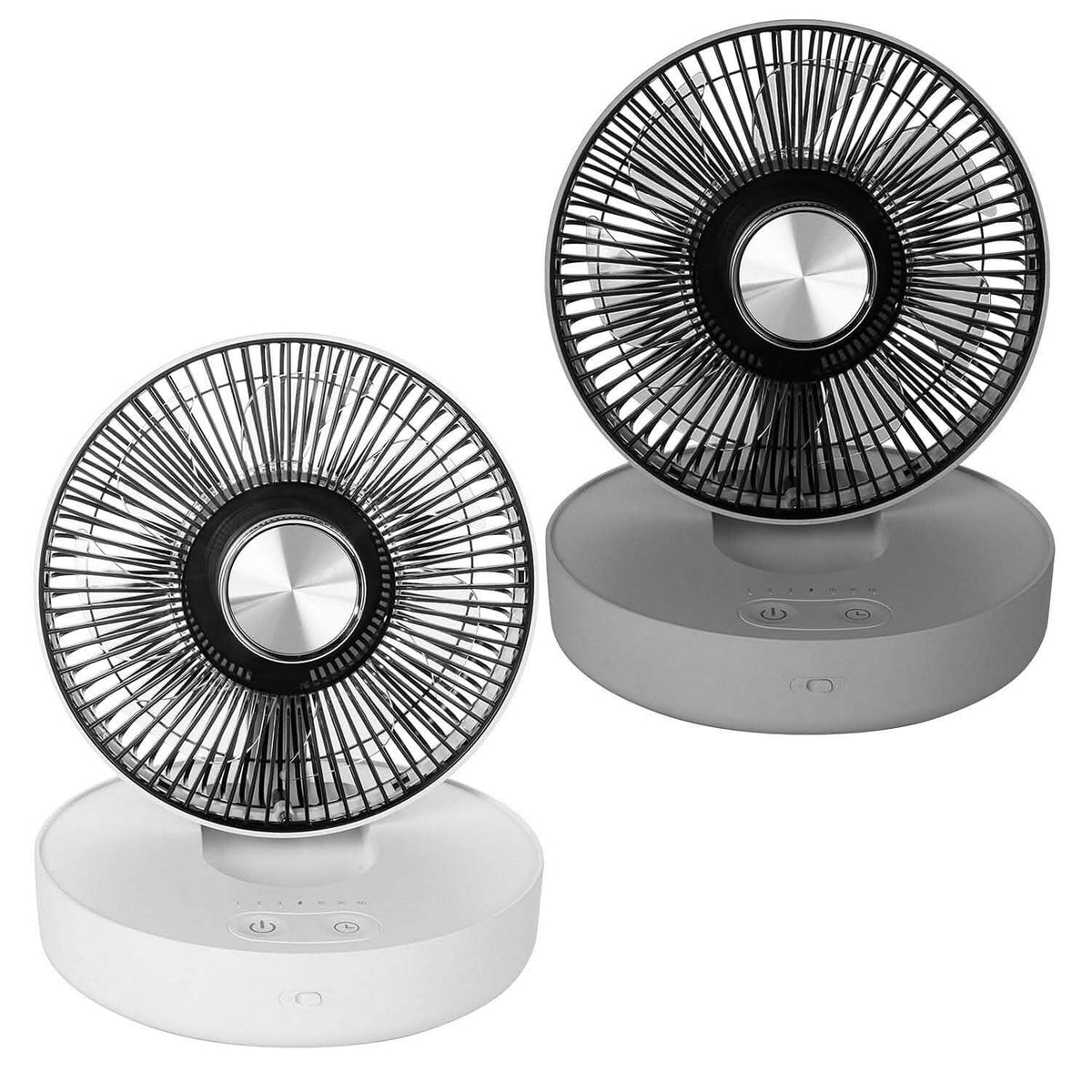 Foldable Rechargeable LED Desk Fan Wall Mounted with Magnetic Remote - A-1 Thread Vault