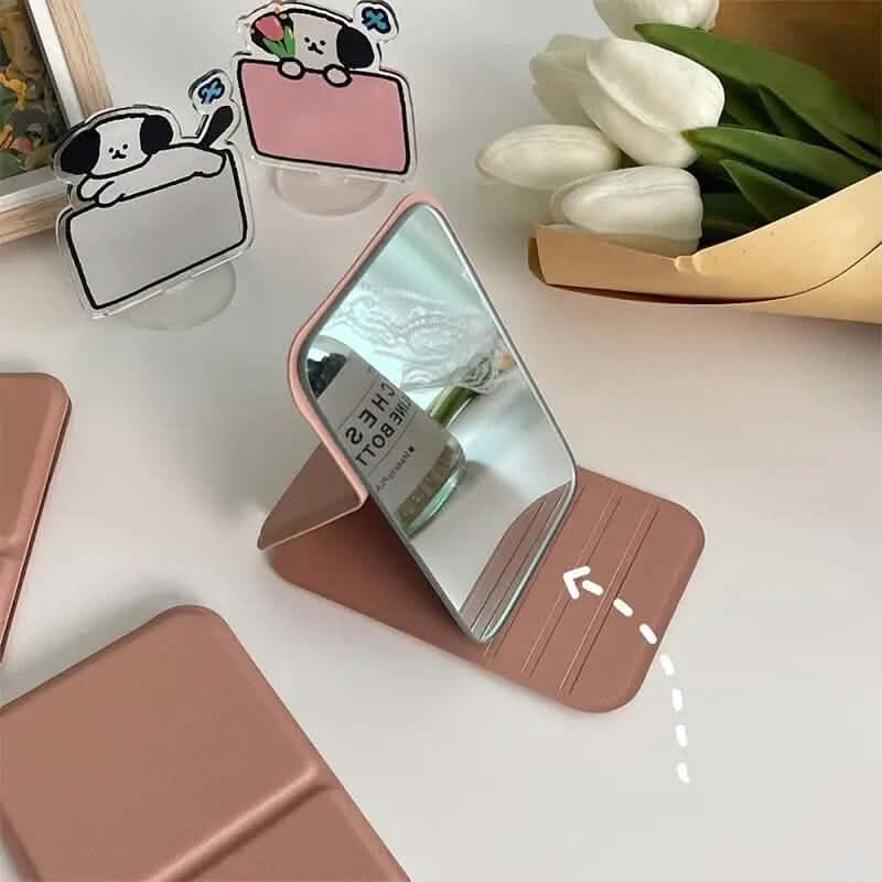 Foldable Travel Mini Makeup Mirror - A-1 Thread Vault