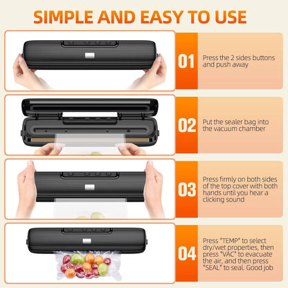 Food Vacuum Sealer Automatic Air Sealing System - A-1 Thread Vault