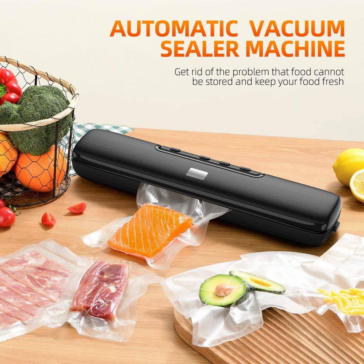 Food Vacuum Sealer Automatic Air Sealing System - A-1 Thread Vault