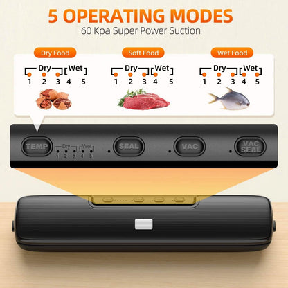 Food Vacuum Sealer Automatic Air Sealing System - A-1 Thread Vault