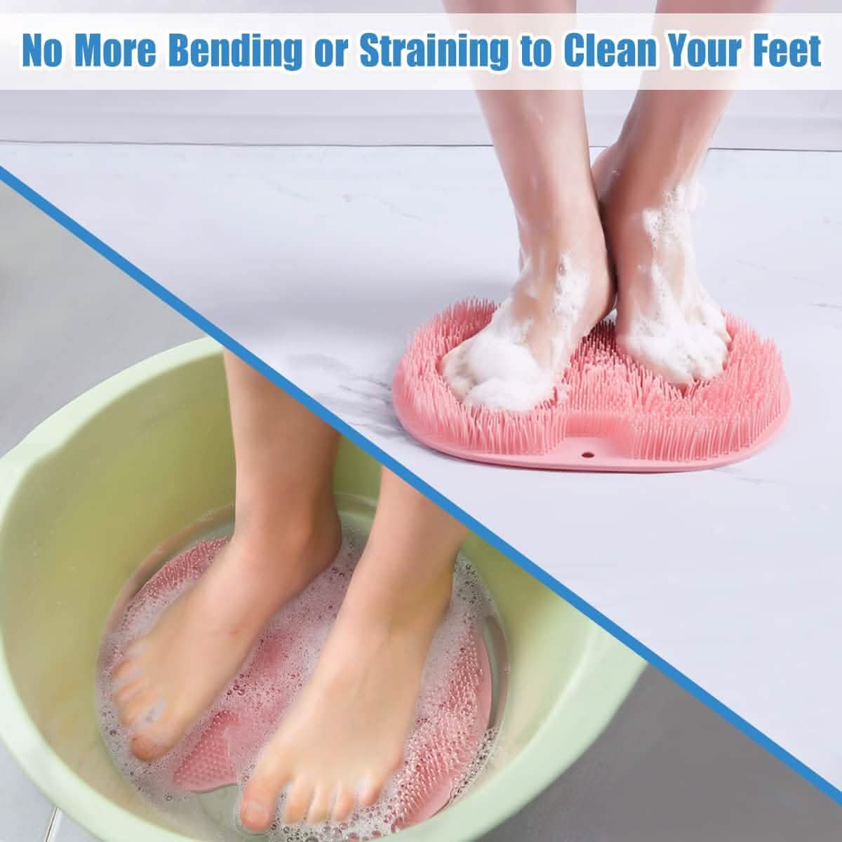 Foot Scrubber Back Brush Bathroom Massager - A-1 Thread Vault