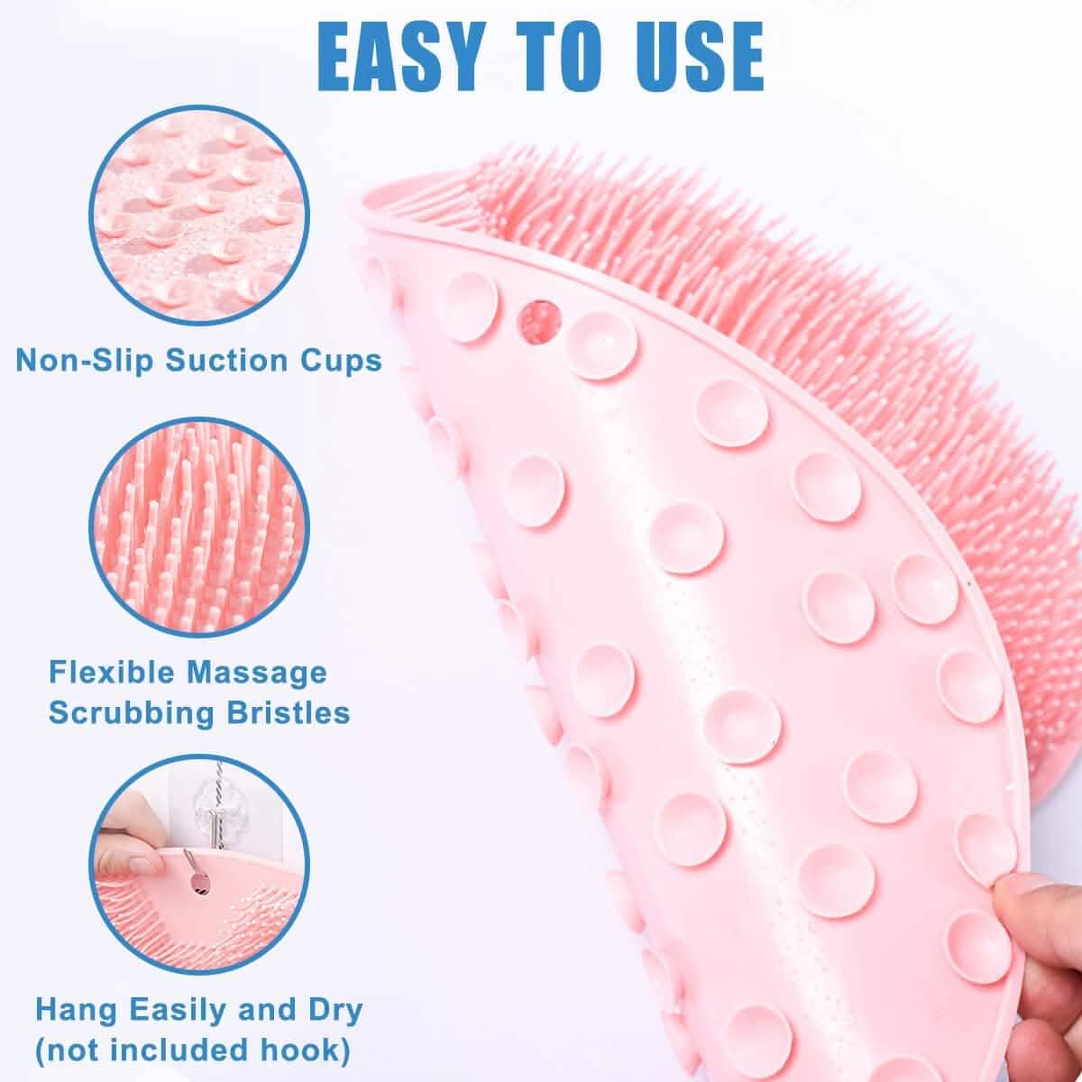 Foot Scrubber Back Brush Bathroom Massager - A-1 Thread Vault