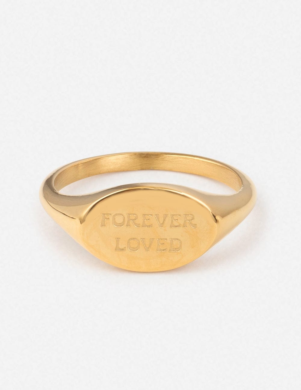 Forever Loved Oval Signet Ring - A-1 Thread Vault