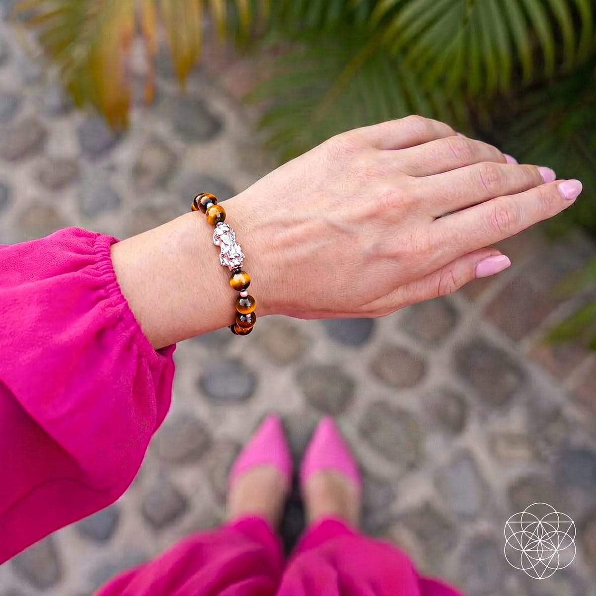 Fortune Flows - Tiger’s Eye & Pixiu Bracelet - A-1 Thread Vault