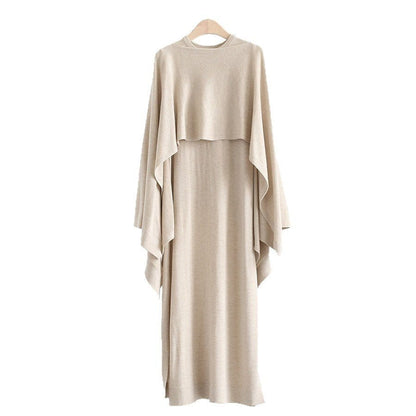 French-Style Two-Piece with Draped Poncho (MS310) - A-1 Thread Vault