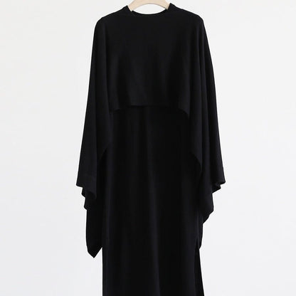 French-Style Two-Piece with Draped Poncho (MS310) - A-1 Thread Vault