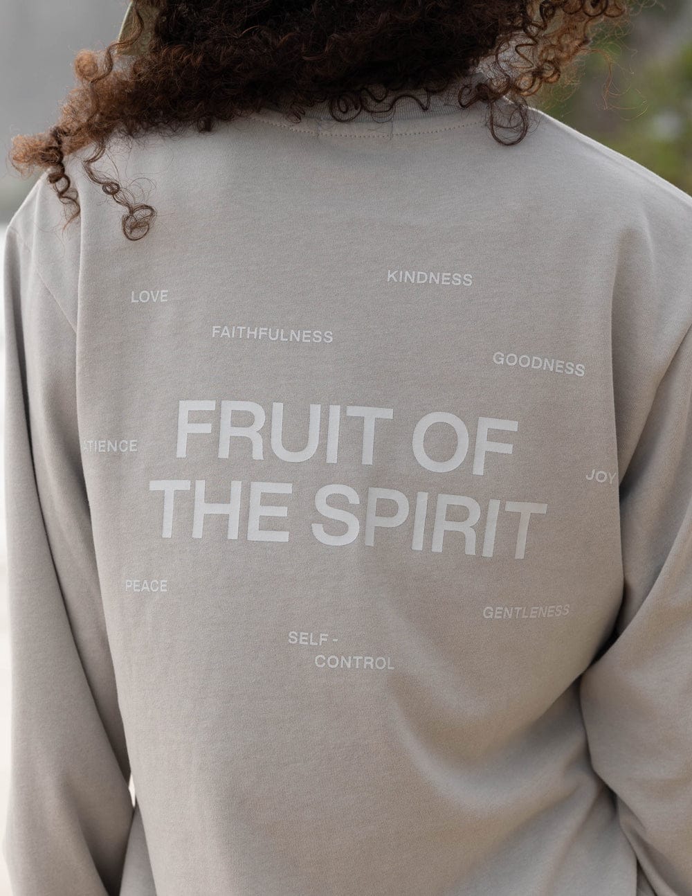 Fruit of the Spirit Grey LS Unisex Tee - A-1 Thread Vault