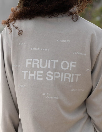 Fruit of the Spirit Grey LS Unisex Tee - A-1 Thread Vault