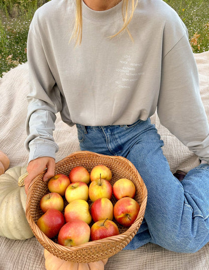 Fruit of the Spirit Grey LS Unisex Tee - A-1 Thread Vault