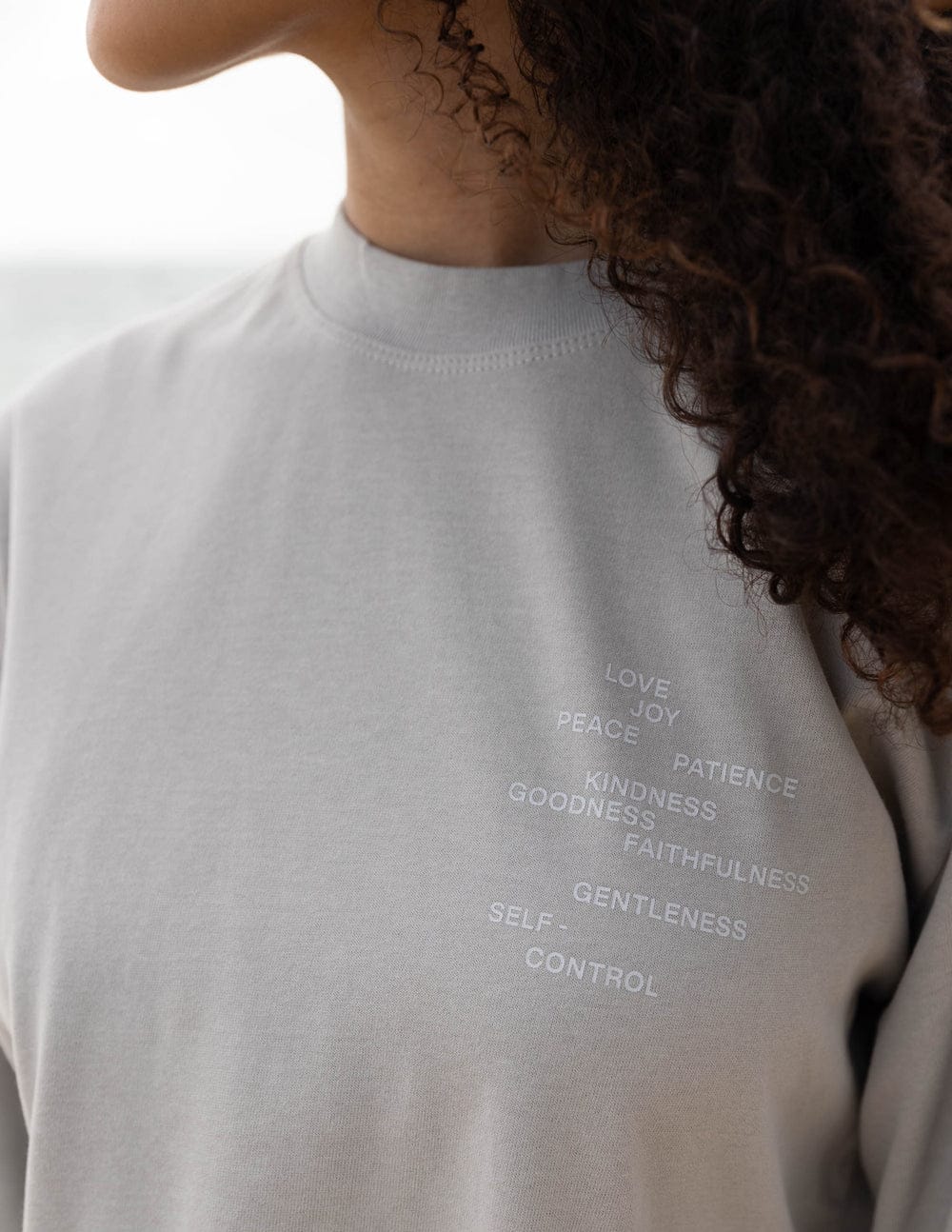 Fruit of the Spirit Grey LS Unisex Tee - A-1 Thread Vault