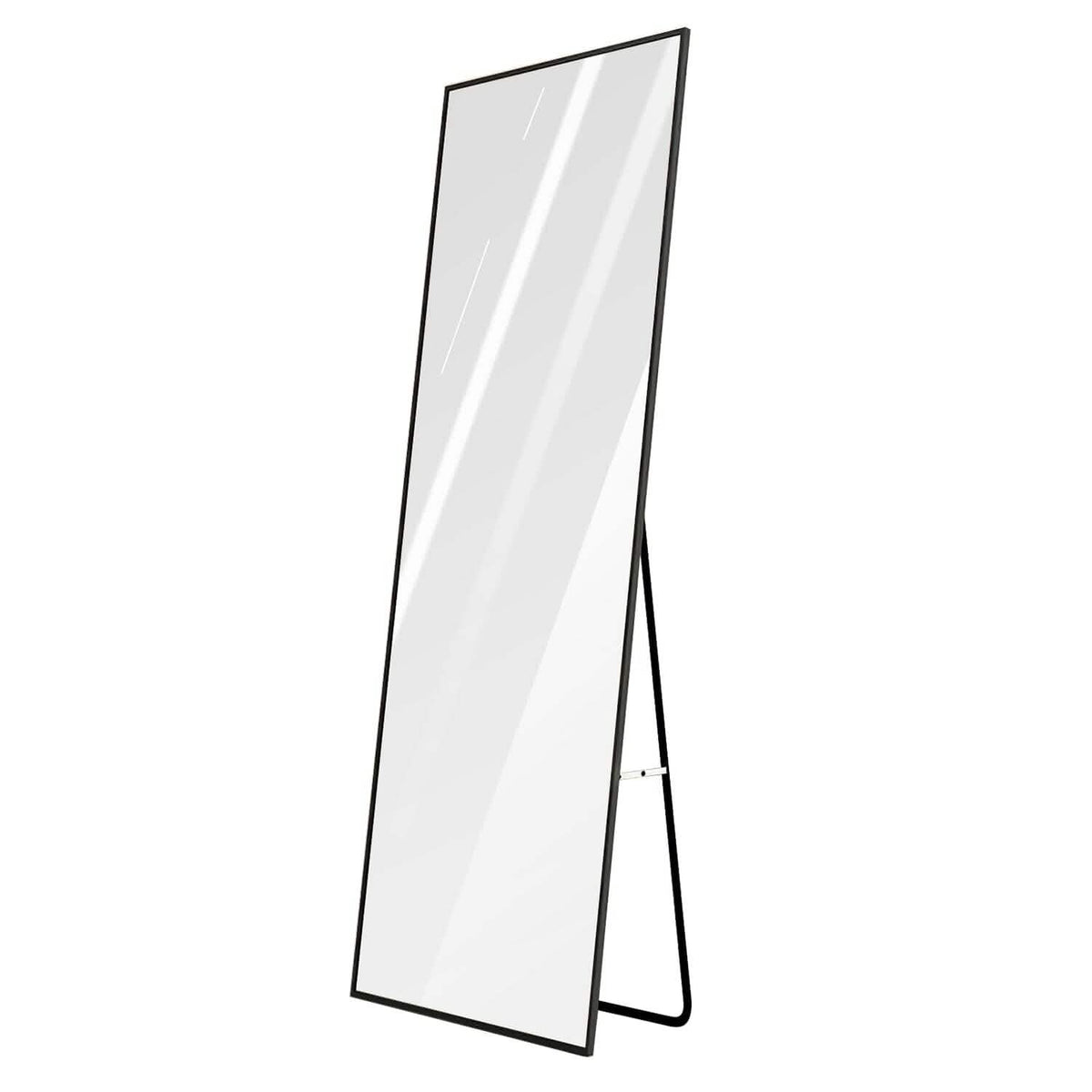Full Length Mirror Aluminum Alloy Wall Mirror Free Standing Floor - A-1 Thread Vault