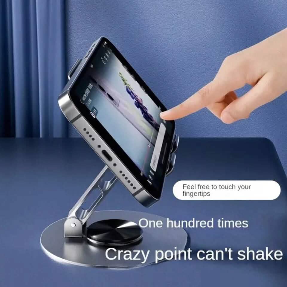 Full Metal 360-Degree Rotating Stress-Relieving Phone and Tablet Universal Stand - A-1 Thread Vault