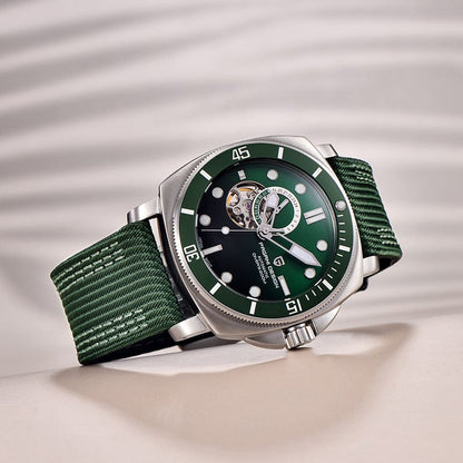 Fully Automatic Mechanical Watch With Luminous Display And Water Resistance For Men - A-1 Thread Vault