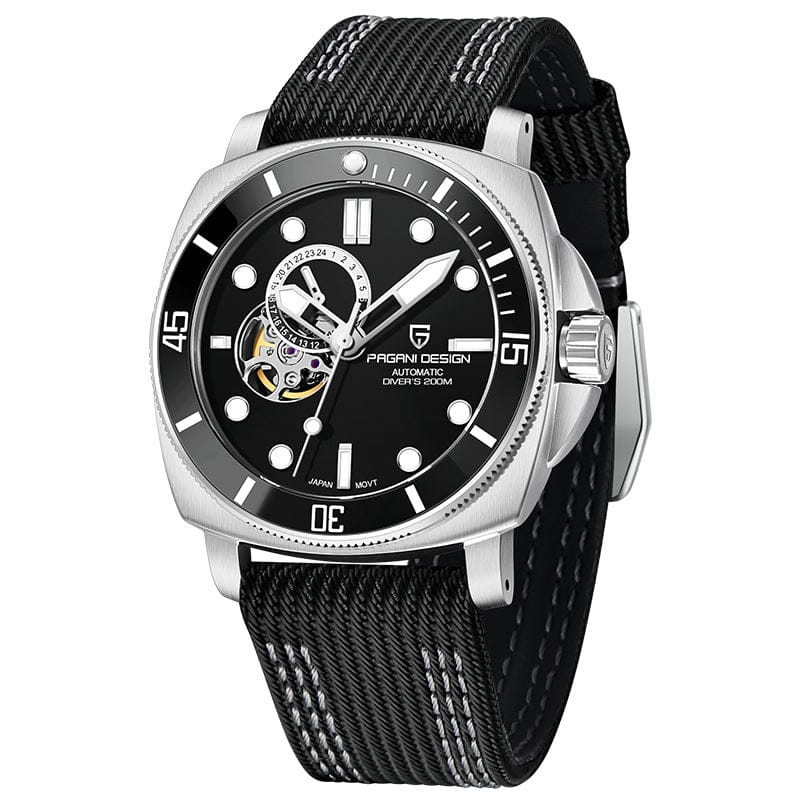 Fully Automatic Mechanical Watch With Luminous Display And Water Resistance For Men - A-1 Thread Vault