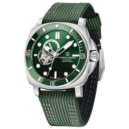 Fully Automatic Mechanical Watch With Luminous Display And Water Resistance For Men - A-1 Thread Vault