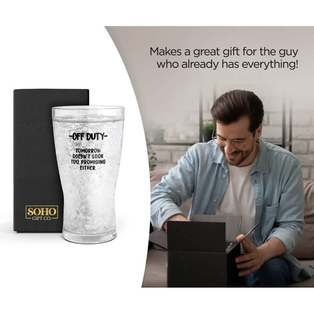 Funny Freezer Cup Double Walled Chiller Mug for Iced Cold Drinks - A-1 Thread Vault
