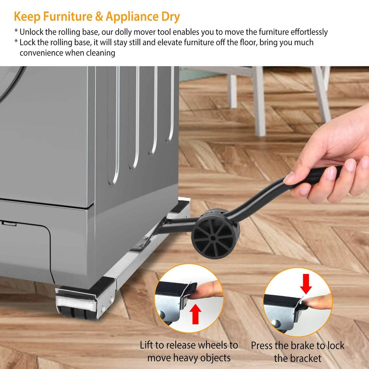 Furniture Dolly Mobile Roller Extendable Base Stand - A-1 Thread Vault