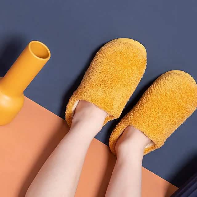 Fuzzy House Slippers Memory Foam Slippers Slip - A-1 Thread Vault