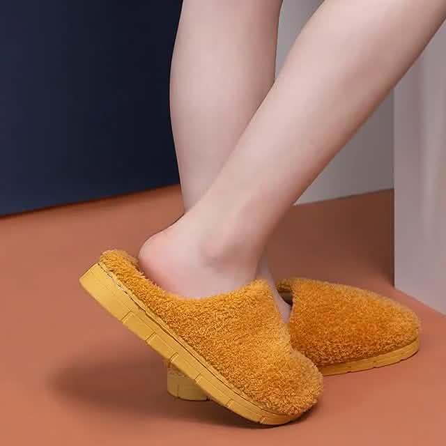 Fuzzy House Slippers Memory Foam Slippers Slip - A-1 Thread Vault