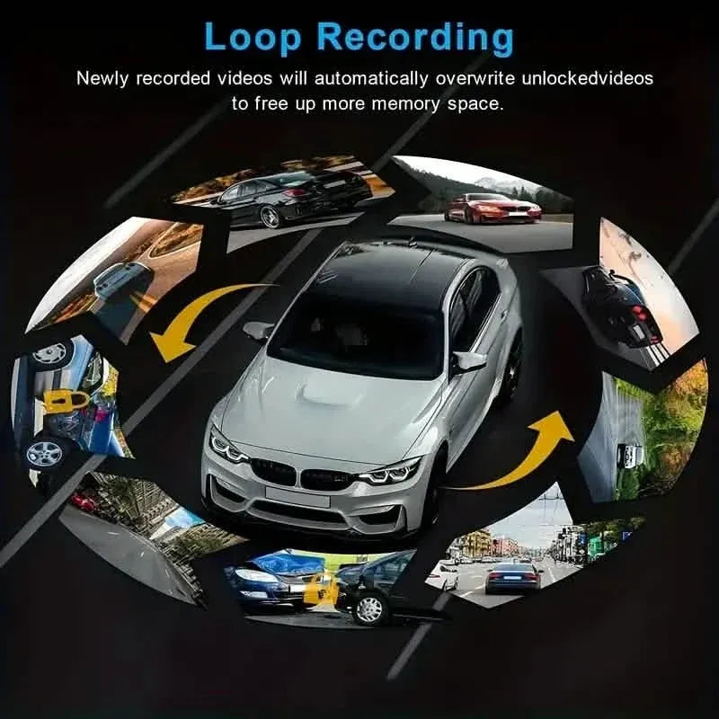 G Sensor HD Night Vision Loop Recording Wide Angle Car DVR - A-1 Thread Vault