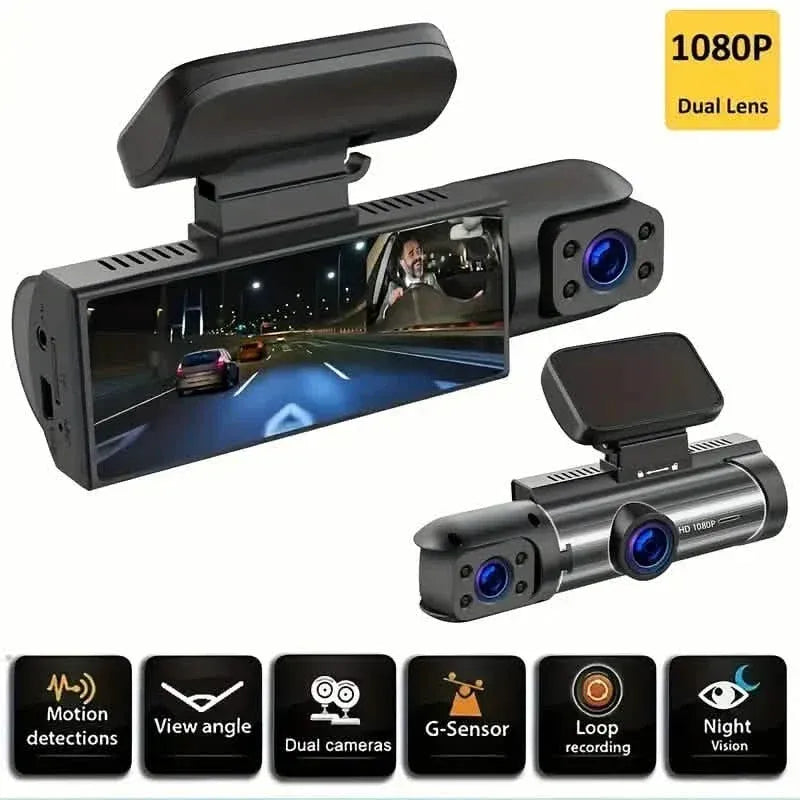 G Sensor HD Night Vision Loop Recording Wide Angle Car DVR - A-1 Thread Vault