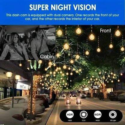 G Sensor HD Night Vision Loop Recording Wide Angle Car DVR - A-1 Thread Vault