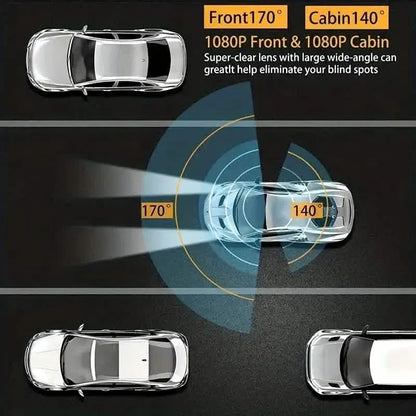 G Sensor HD Night Vision Loop Recording Wide Angle Car DVR - A-1 Thread Vault