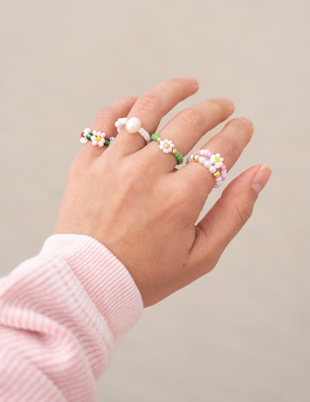 Garden Beaded Ring Set - A-1 Thread Vault
