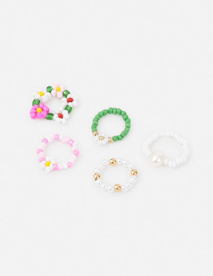 Garden Beaded Ring Set - A-1 Thread Vault
