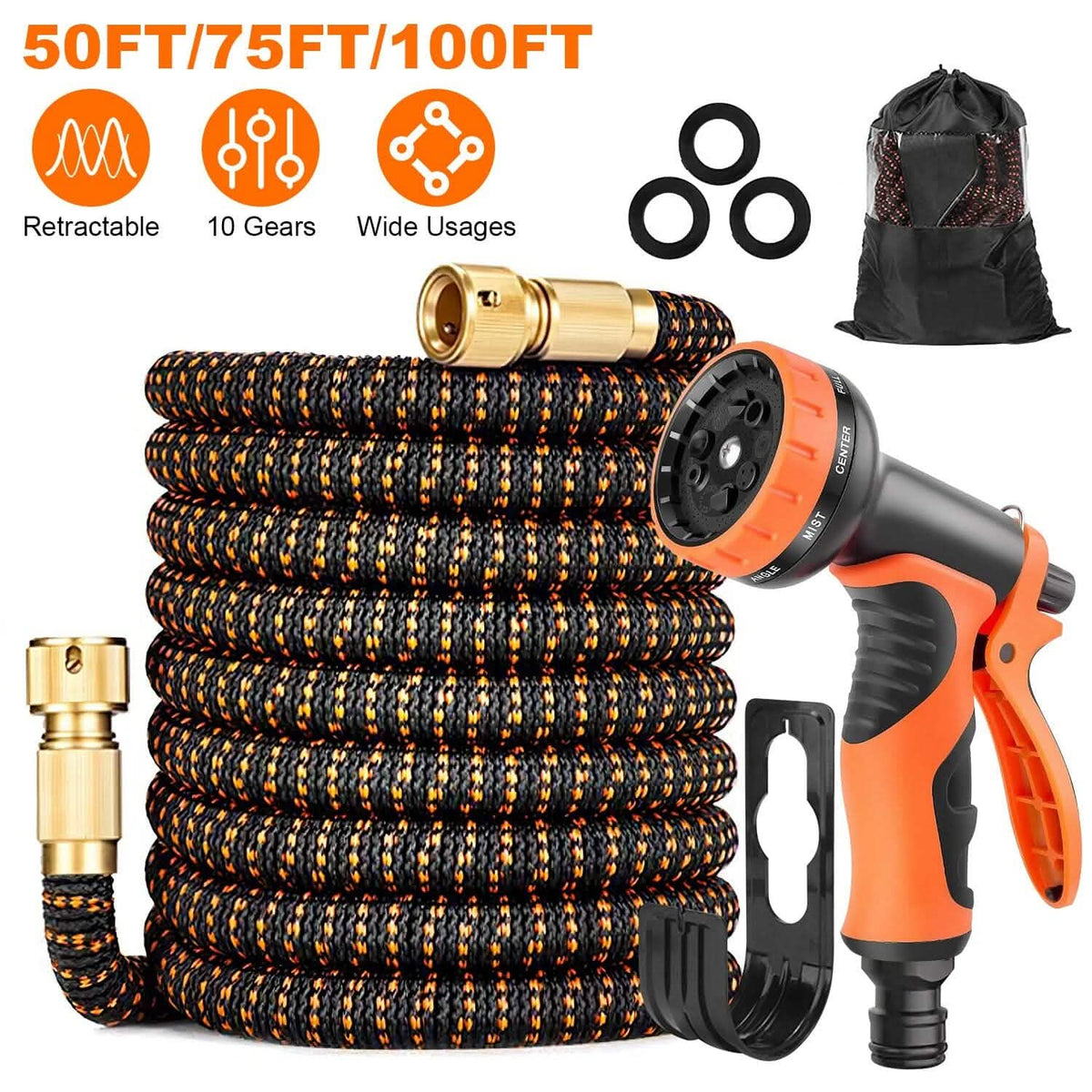 Garden Hose Watering Kit with Spray Nozzle - A-1 Thread Vault