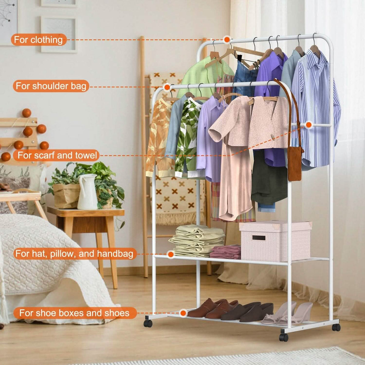 Garment Hanging Rack Clothing Organizer - A-1 Thread Vault