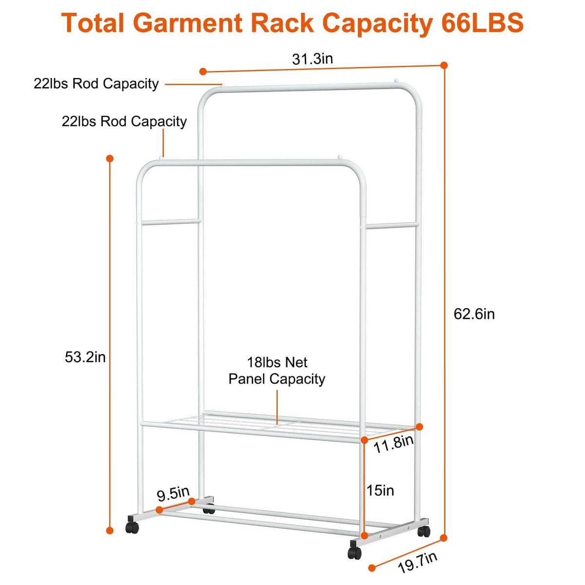 Garment Hanging Rack Clothing Organizer - A-1 Thread Vault