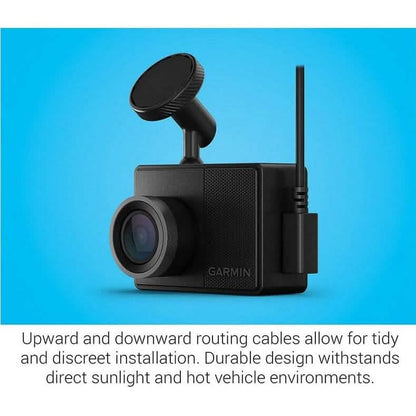 Garmin Dash Cam 57 1440p 140-degree FOV Voice Control Compact and Discreet - A-1 Thread Vault