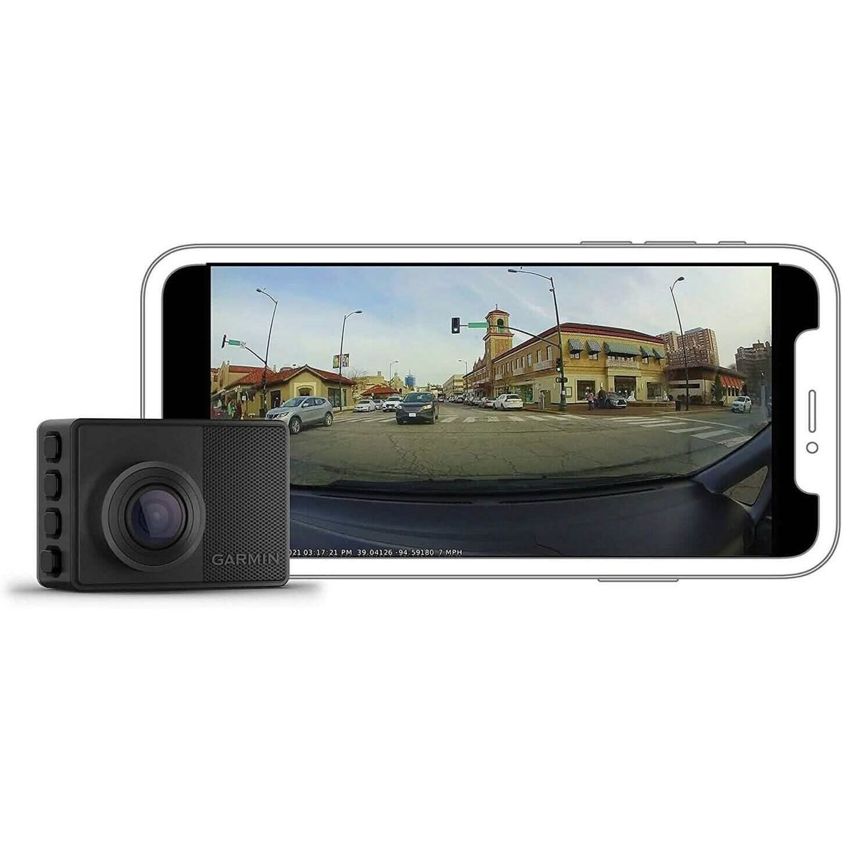Garmin Dash Cam 67W 1440p 180° FOV Voice Control Compact and Discreet - A-1 Thread Vault