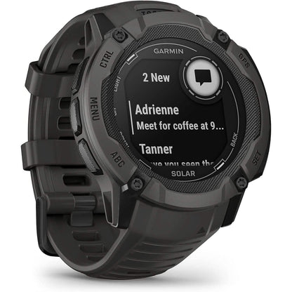 Garmin Instinct 2X Solar Rugged GPS Smartwatch (Refurbished) - A-1 Thread Vault