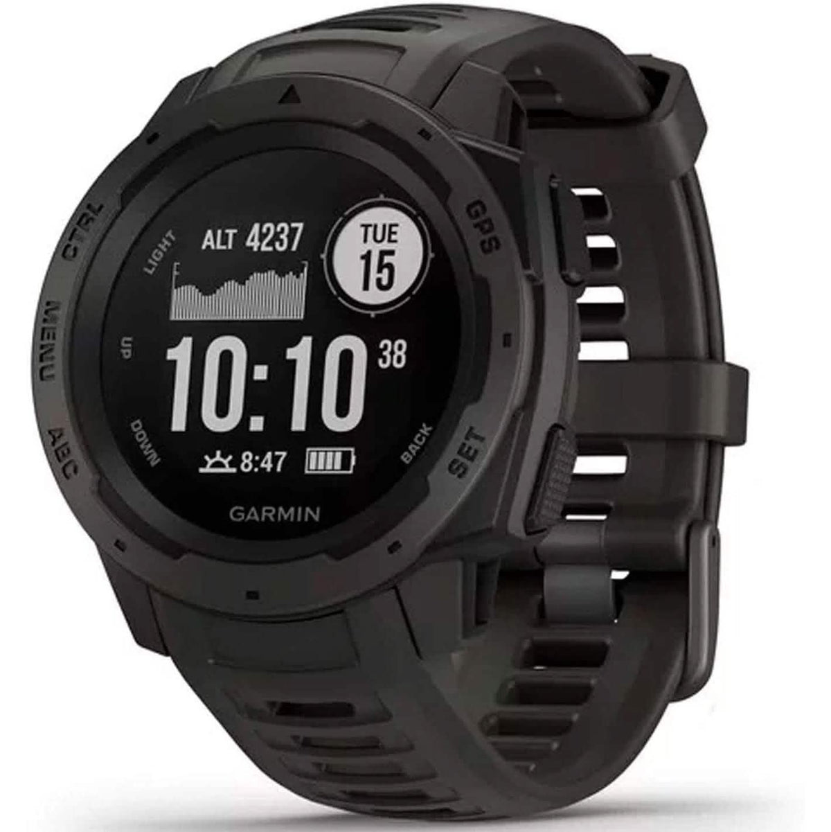 Garmin Instinct GPS Heart Rate Monitor Rugged Outdoor Watch 010-02064-00 - A-1 Thread Vault