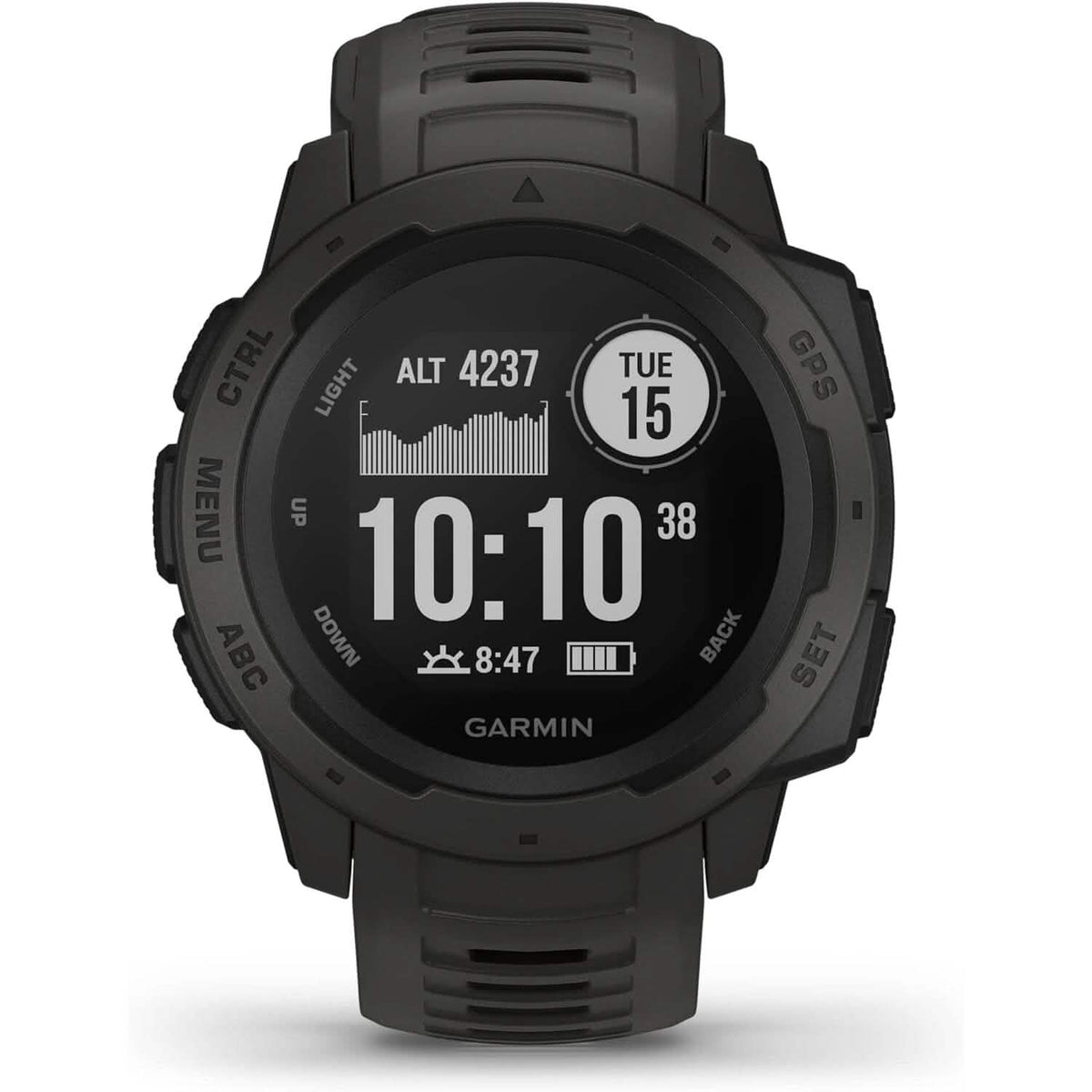 Garmin Instinct, Rugged Outdoor Watch with GPS (Refurbished) - A-1 Thread Vault